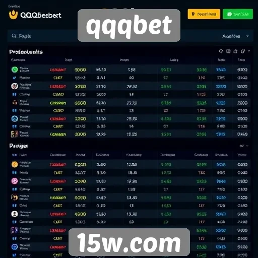 Comparação de odds entre qqqbet e concorrentes