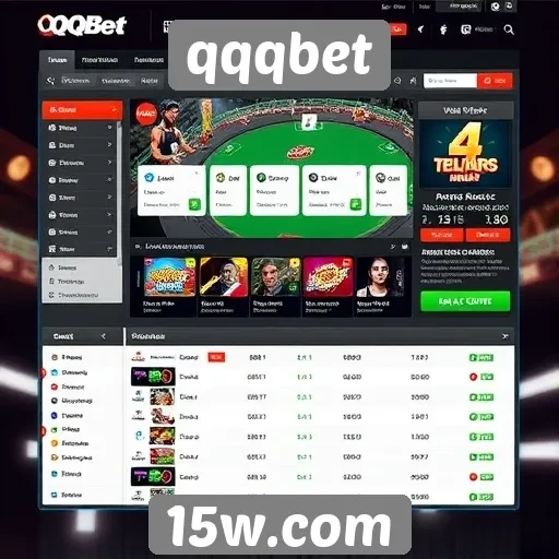 A interface do usuário do qqqbet é intuitiva